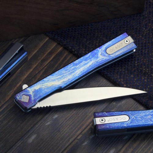 Ніж Ocaso Solstice, Anodized titanium, Satin (10DBS)