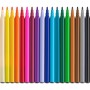 Фломастери Faber-Castell Єдиноріг 18 кольорів + 6 пастельних металиків + наклейки у картонній коробці (32633)