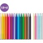 Фломастери Faber-Castell Єдиноріг 18 кольорів + 6 пастельних металиків + наклейки у картонній коробці (32633)