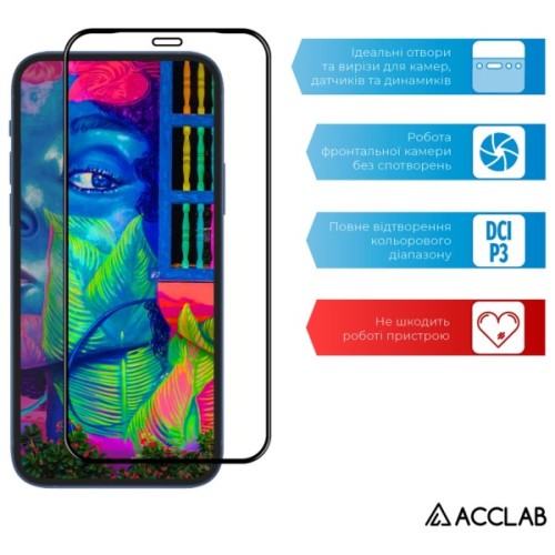 Скло захисне ACCLAB Full Glue Oppo A31 Black (1283126508349)