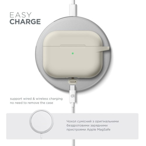 Чохол для навушників Armorstandart Hang Case For Apple AirPods Pro 3 Antique White (ARM88285)
