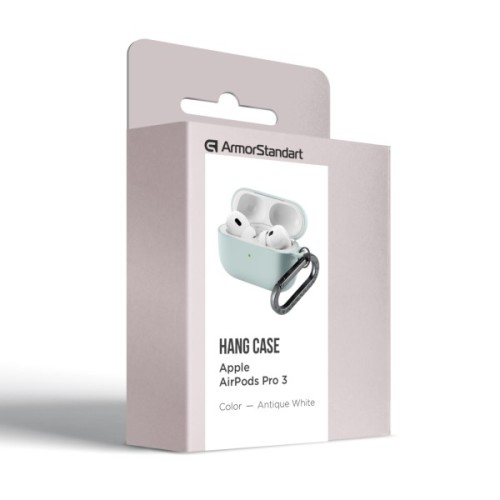 Чохол для навушників Armorstandart Hang Case For Apple AirPods Pro 3 Antique White (ARM88285)