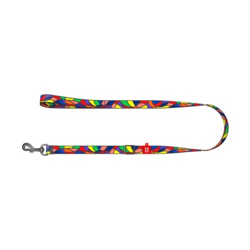 Повідець для собак WAUDOG Nylon "Вітраж" регульований L Ш 25 мм Д 152-183 см (5329)