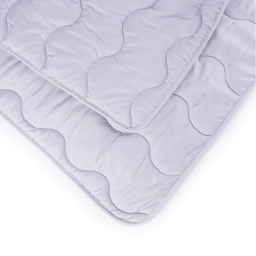 Ковдра MirSon антиалергенна EcoSilk всесезонна №9007 Eco Light Gray 110x140 см (2200005992999)