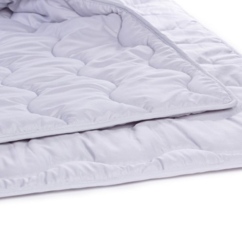 Ковдра MirSon антиалергенна EcoSilk всесезонна №9007 Eco Light Gray 110x140 см (2200005992999)