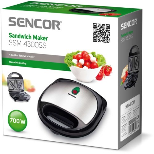 Сендвічниця Sencor SSM 4300 SS (SSM4300SS)