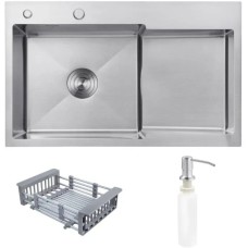 Мийка кухонна Kroner Geburstet-7848LHM (CV030021)