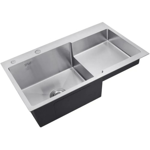 Мийка кухонна Kroner Geburstet-7848LHM (CV030021)