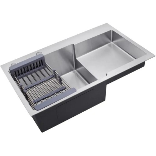 Мийка кухонна Kroner Geburstet-7848LHM (CV030021)