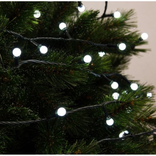 Гірлянда Chomik Кульки-змійка 200 LED 16 м, холодний білий, IP44, від мережі (5900779880153)