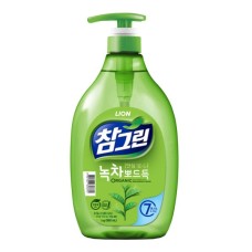 Засіб для ручного миття посуду Lion Chamgreen Зелений чай 960 мл (8801007656694)