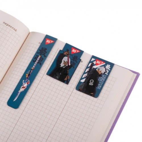 Закладки для книг Yes магнітні Anime 3 шт (708359)