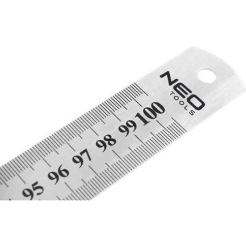 Лінійка будівельна Neo Tools нержавіюча сталь, 1м (72-210)