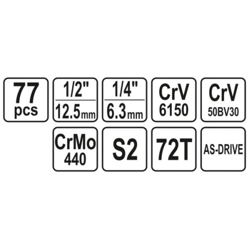 Набір інструментів Yato YT-38781