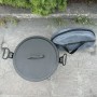 Сковорода з диску Metalzavod Фрея 40см з кришкою та чохлом (SDR-40KCH)