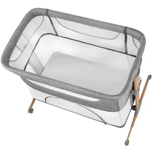 Ліжечко MoMi приставне SMART BED, gray (LOZE00002)