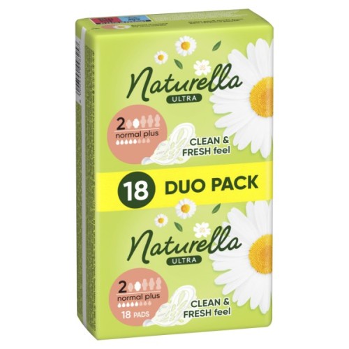 Гігієнічні прокладки Naturella Ultra Normal Plus (Розмір 2) 18 шт. (8006540098257)