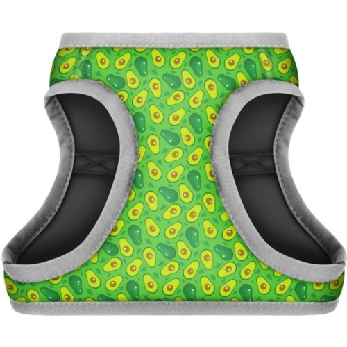 Шлея для собак WAUDOG Clothes з QR паспортом "Авокадо" S2 (2966)