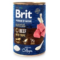 Вологий корм для собак Brit Premium by Nature з яловичиною (8595602561834)