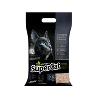 Наповнювач для туалету Super Cat Рослинний біобентоніт комкуючий 2.5 кг (3533)