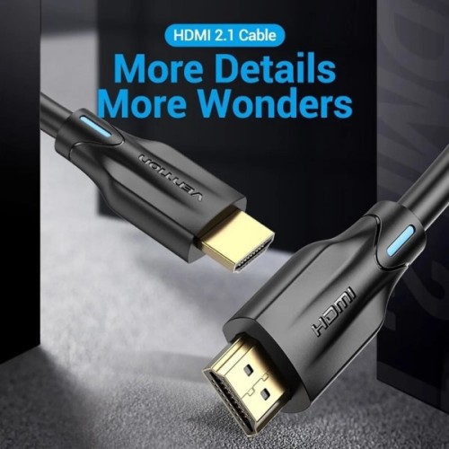 Кабель мультимедійний HDMI M to HDMI M 10.0m 8K60Hz black Vention (AANBL)