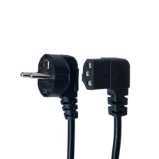 Кабель живлення C13 1.8m 90° corner black Armorstandart (ARM73124)