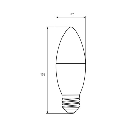 Лампочка Eurolamp ECO "Р" CL 10W 1000 lm E14 4000K (LED-CL-10144(P))