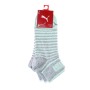 Шкарпетки Puma Unisex Quarter 2P 101002001-025 сірий, білий, ментоловий 39-42 (8718824798554)