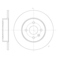 Гальмівний диск REMSA 6789.00