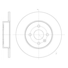 Гальмівний диск REMSA 6789.00