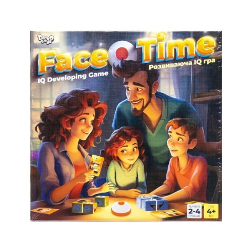 Настільна гра Danko Toys Розвиваюча IQ гра Face Time (укр.) (FT-01-01)