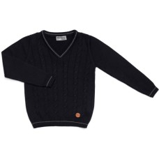 Кофта дитяча Na в'язана (v-1401-116B-blue)