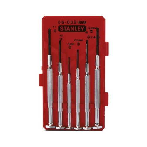 Набір викруток Stanley отверток точной механики Watchmaker 6шт. (1-66-039)