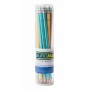 Олівець графітний Buromax Pastel HB з гумкою асорті (BM.8526-20)