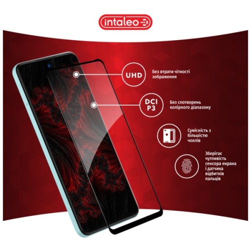 Скло захисне Intaleo Full Glue ESD ZTE Blade A75 Black (1283126620898)
