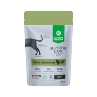 Вологий корм для кішок Nature's Protection Superior Care Kitten Grain Free with Turkey and Chicken Breast 85 г (NPSC47910)