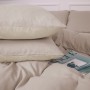 Постільна білизна MirSon 007-004 Milk/Cappuchino Фланель 2x143x210 Сімейний (2200009659454)