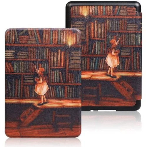 Чохол до електронної книги BeCover Smart Case Amazon Kindle Paperwhite 12th Gen. 2024 7"/Colorsoft (2024) Library Girl (712856)