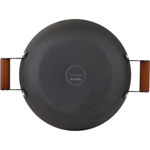 Сковорода MasterPro Odin-гриль чавунна, 28 см, кругла (BGMP-3820)