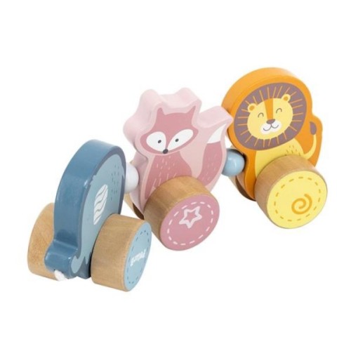 Каталка Viga Toys PolarB Звірятка (44023)