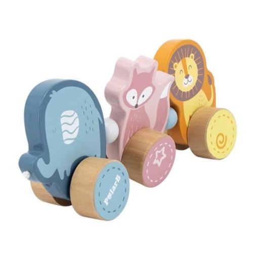 Каталка Viga Toys PolarB Звірятка (44023)