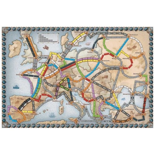 Настільна гра Lord of Boards Квиток на поїзд: Європа (Ticket to ride: Europe) (укр.) (DOW7202UK)