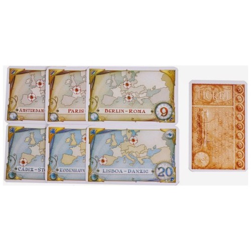 Настільна гра Lord of Boards Квиток на поїзд: Європа (Ticket to ride: Europe) (укр.) (DOW7202UK)