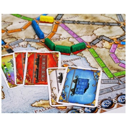 Настільна гра Lord of Boards Квиток на поїзд: Європа (Ticket to ride: Europe) (укр.) (DOW7202UK)