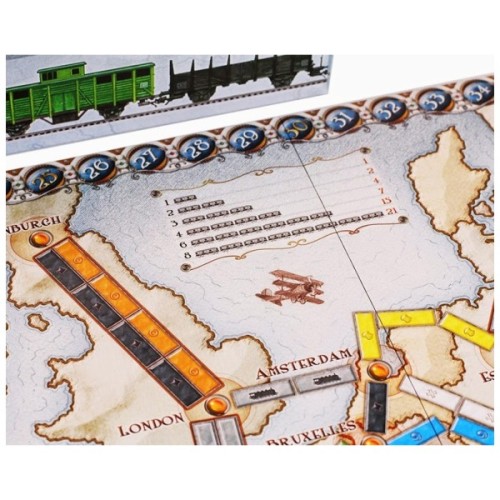 Настільна гра Lord of Boards Квиток на поїзд: Європа (Ticket to ride: Europe) (укр.) (DOW7202UK)