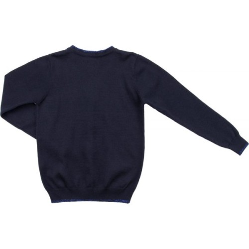 Кофта дитяча Breeze в'язана на гудзиками (V-1306-116G-blue)