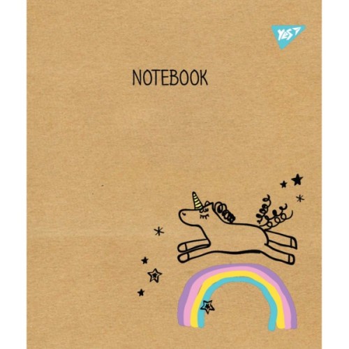 Зошит Yes А5 Sketch Animal Крафт 12 аркушів лінія (765070)