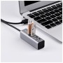 Концентратор HOCO USB 2.0 to 4xUSB Line machine HB1 Tarnish (6957531038139)