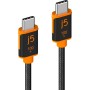 Дата кабель USB-C to USB-C 1.8m 100W (20V/5A) premium J5create (JUCX25L18-N)