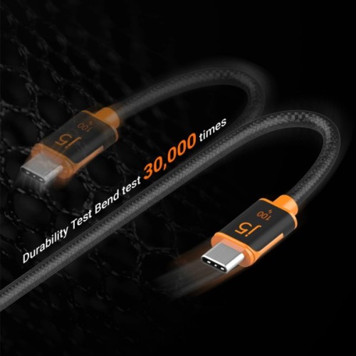 Дата кабель USB-C to USB-C 1.8m 100W (20V/5A) premium J5create (JUCX25L18-N)